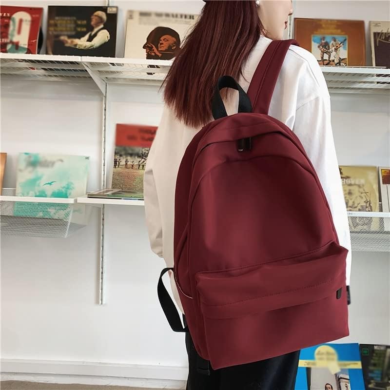 LEPSJGC Yüksek Kapasiteli Kadın Sırt Çantası Moda Büyük Öğrenci Sırt Çantaları kız çocuk okul çantası (Renk : Siyah,