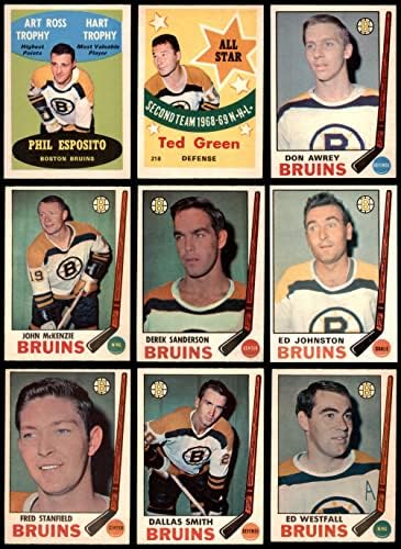 1969-70 O-Pee-Chee Boston Bruins Takım Seti Boston Bruins (Set) ESKİ / MT Bruins