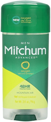 Mitchum Gelişmiş Jel Terlemeyi Önleyici ve Deodorant, Dağ Havası 3,4 oz (9'lu Değer Paketi)
