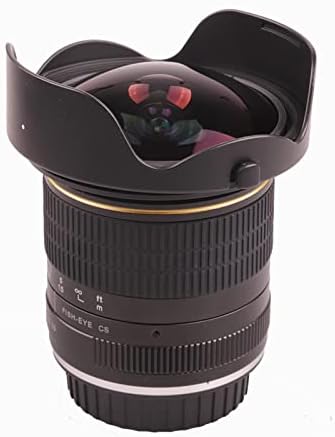 Garende Kompakt Geniş Açı Len, F3. 5-F22 180° Alan Açısı Manuel Lens Profesyonel 8mm Asferik Balıkgözü Lens kamera