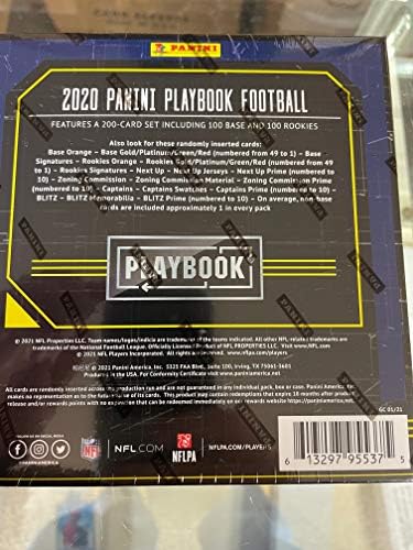2020 Panini Oyun Kitabı NFL Ticaret Kartları Mega Kutusu 1 İmza veya Hatıra Kutu Başına Kutuda Yeni Mühürlü
