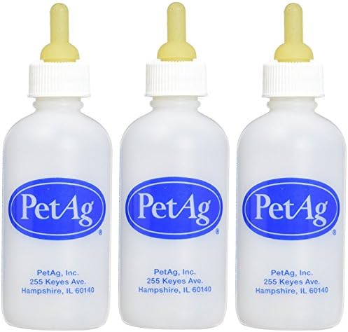 Küçük Bebek Hayvanlar için PetAg Nurser Şişesi-2 oz. (3 Paket - 2 oz.)
