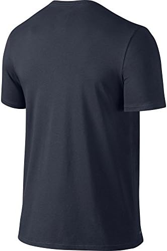 Nike Erkek Kısa Kollu Antrenman Gömleği, Siyah / Beyaz, Küçük