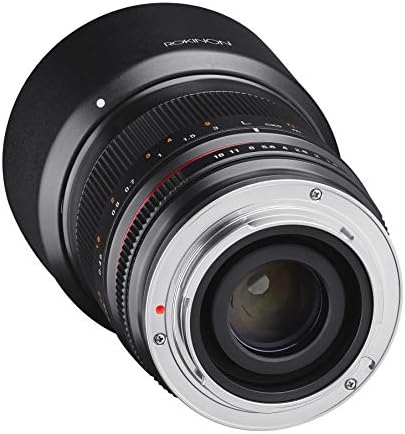 Canon EOS M Dağı için Rokinon 35mm F1.2 Yüksek Hızlı Geniş Açı Lens - Siyah-Canon M