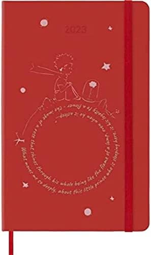 Moleskine Wochenplaner 2023, 12-monatiger Kalender, Limitierte Edition Le Petit Prince, Wochenplaner mit Hardcover