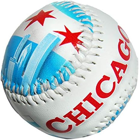 Güzel Skyline Tasarımı ile Chicago City Hatıra Beyzbol / Mükemmel Hatıra Hediye Koleksiyonu