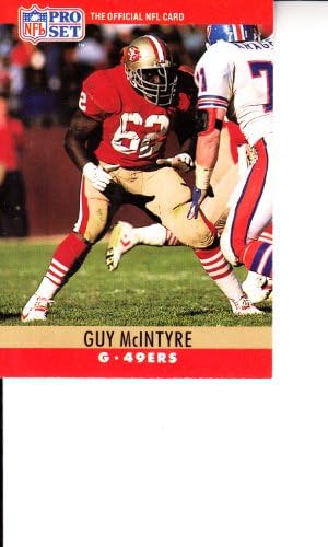 1990 Pro Set 292 Guy McIntyre Futbol Kartı