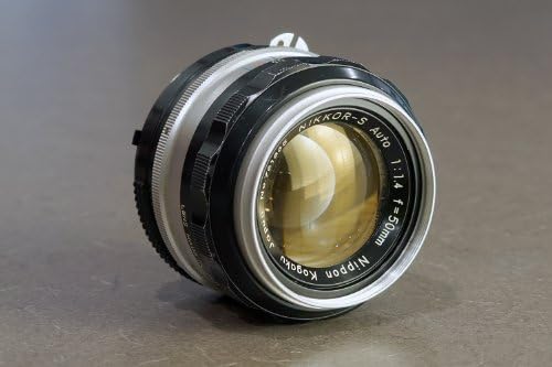 Nıppon Kogaku Japonya Nikon 50mm f / 1.4 f1.4 Nıkkor-S AI olmayan manuel odaklama lensi