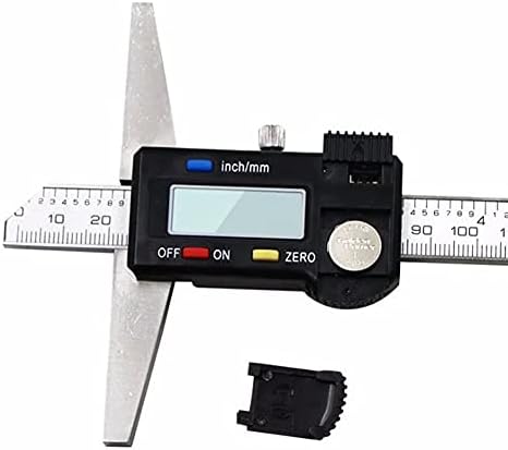 SXDS 0-150mm dijital ekran Derinlik Kumpas Mm / İnç Ölçme Araçları Derinlik Sürmeli Kaliper Ölçüm Cetveli