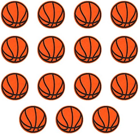 Honbay 15 ADET Basketbol Demir On Yamalar Yamalar Üzerinde Dikmek Narin Spor İşlemeli Aplikler Giysi Dekorasyon ve